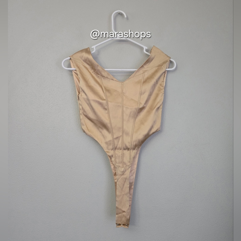 Retrofete Rozik Bodysuit in Nude - Picture 4 of 7